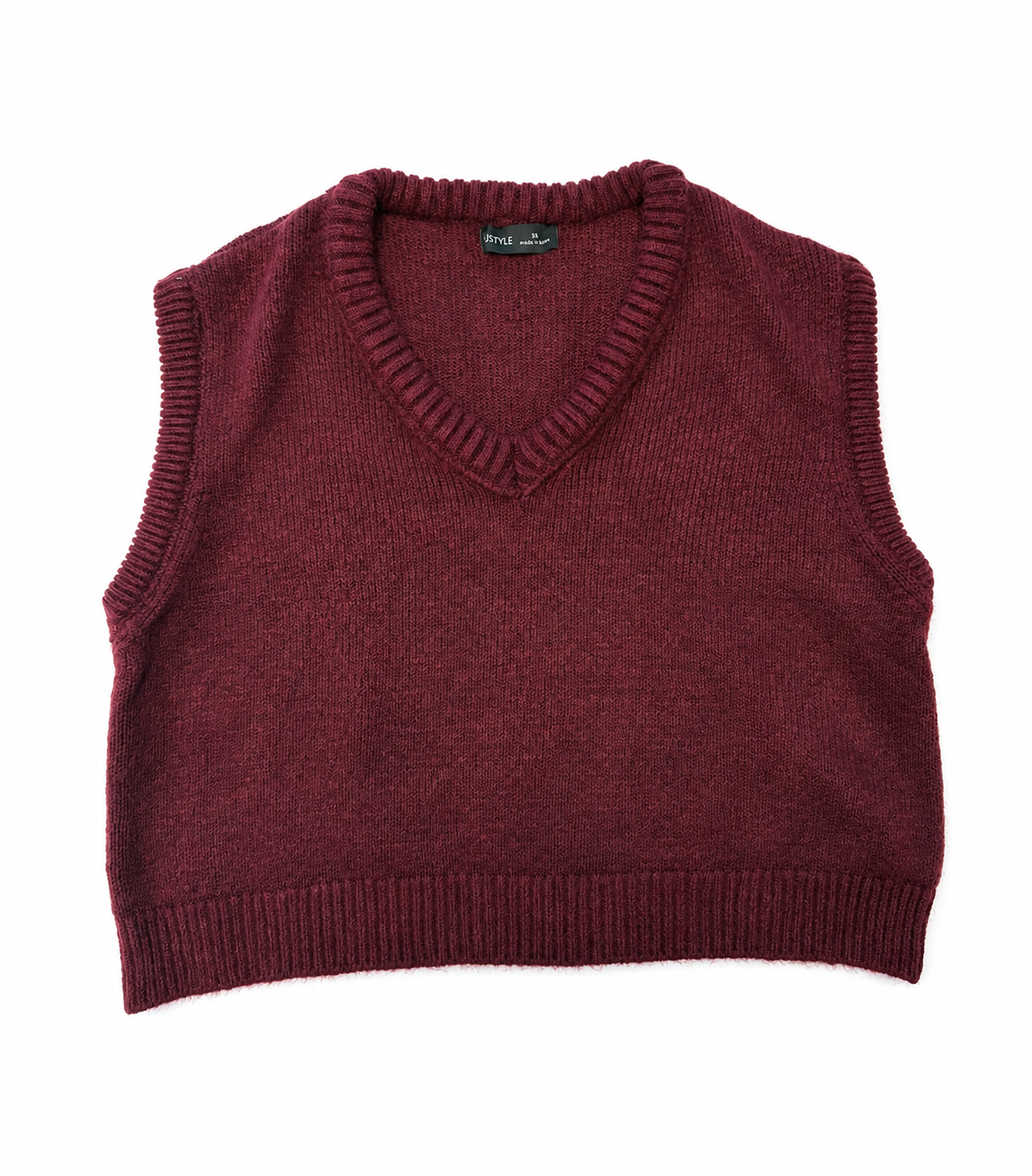 Bordo süveter