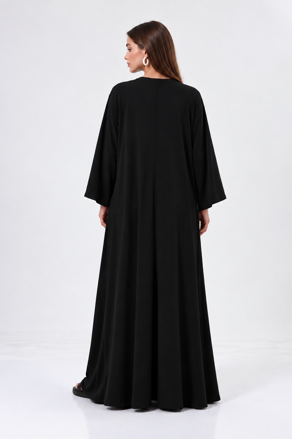 Siyah 3 parça kimono takım